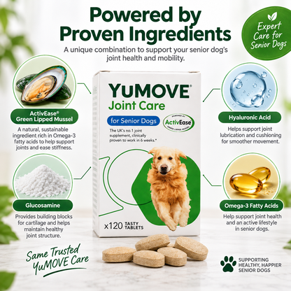YuMOVE Joint Care for Senior Dogs – 120 Tablets | Hip & Joint Mobility Support