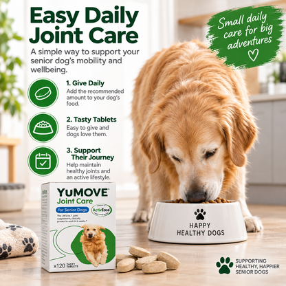 YuMOVE Joint Care for Senior Dogs – 120 Tablets | Hip & Joint Mobility Support